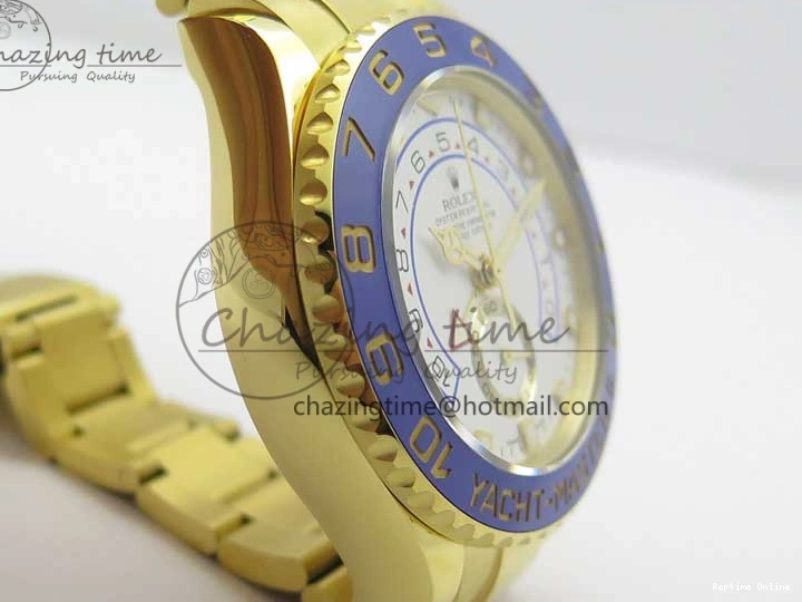 0209 ComfortFit YachtMaster II 2017 baselworld 116688 YG Blue Ceramic JF 1:1 Best Edition on YG Bracelet A 3063